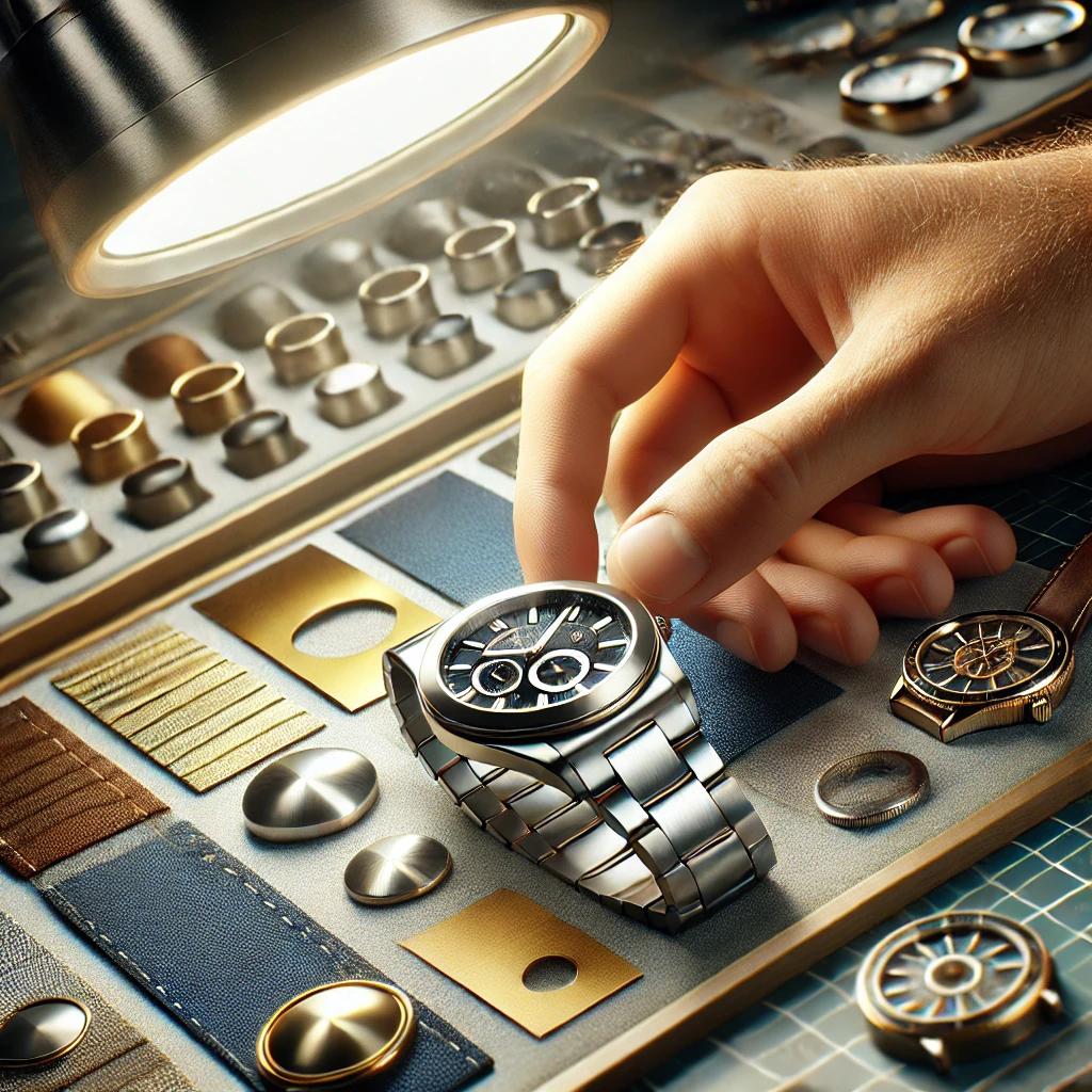 Material selection phase in how watches are made